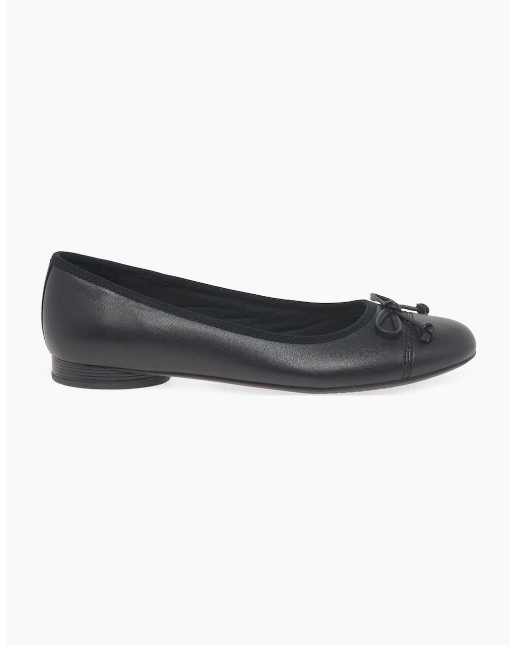 Clarks Black Loreleigh Rae Ballet Pumps