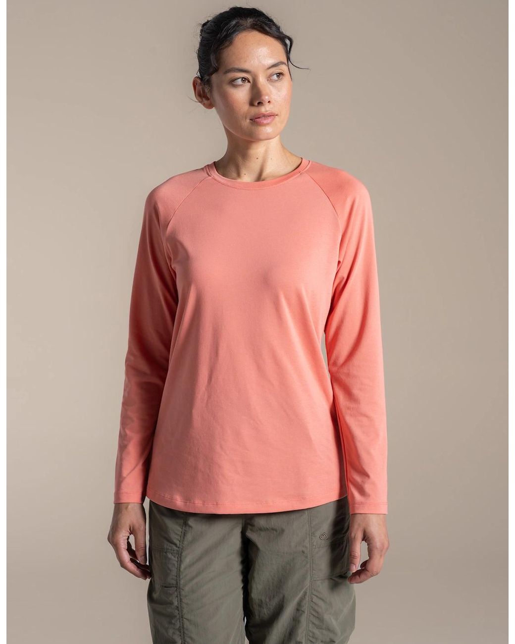 Craghoppers Pink Ladies Nour Nosilife Long-Sleeved T-Shirt
