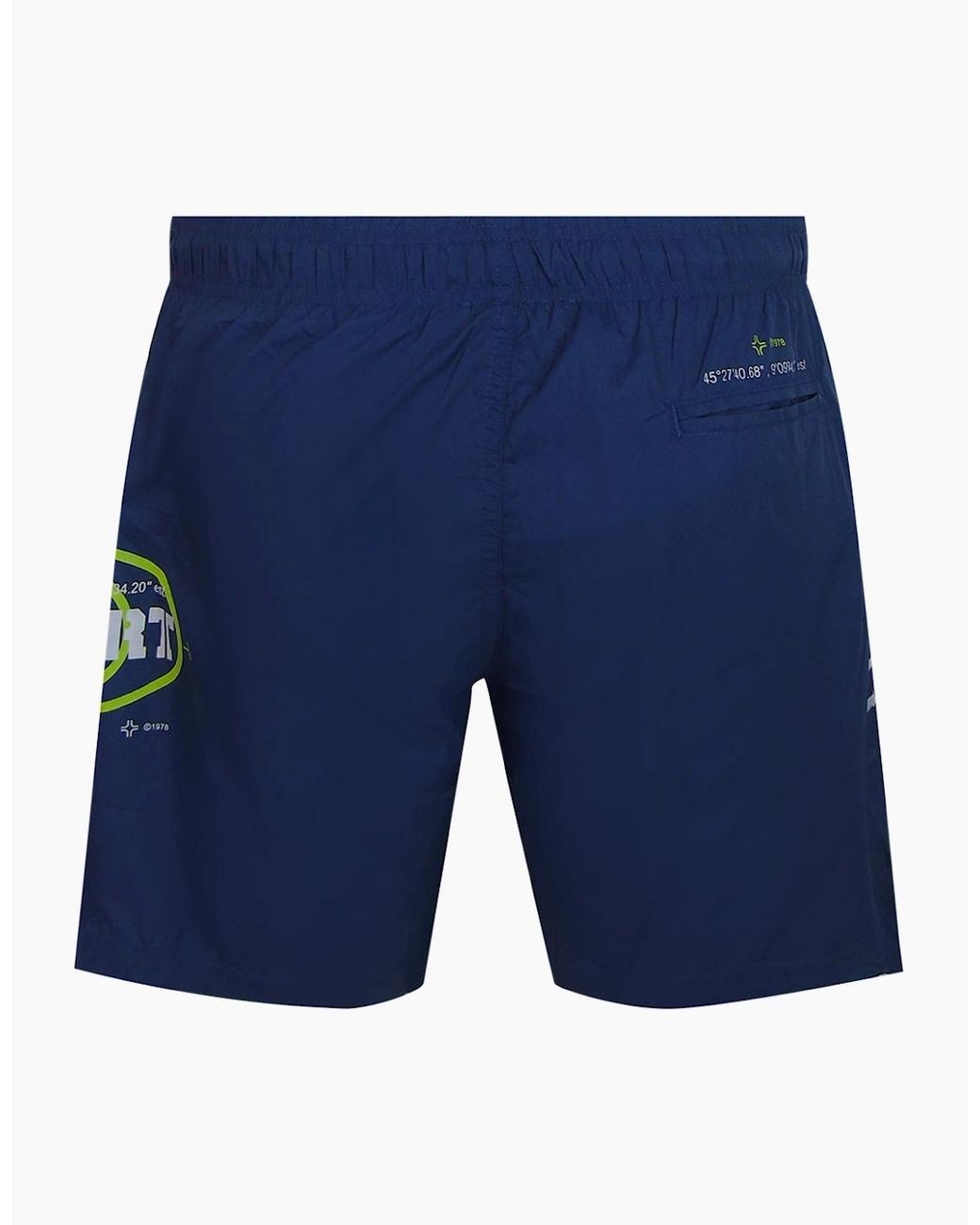 Philipp Plein Blue Plein Sport Geo Logo Swim Shorts for men