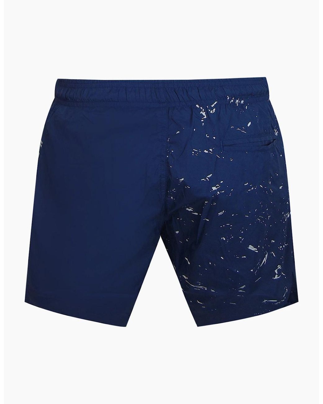 Philipp Plein Blue Plein Sport Water Tiger Logo Medium Boardshort Swim Shorts