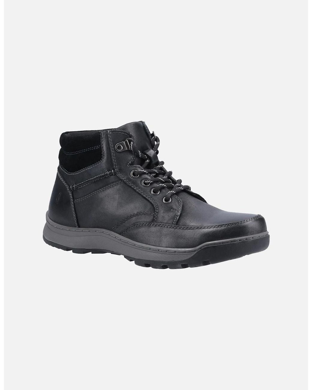 Hush Puppies Black Grover Lace Boots for men