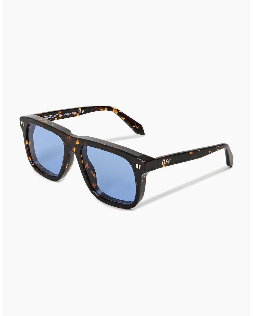 Off-White c/o Virgil Abloh Blue Off Clearwater Sungls for men