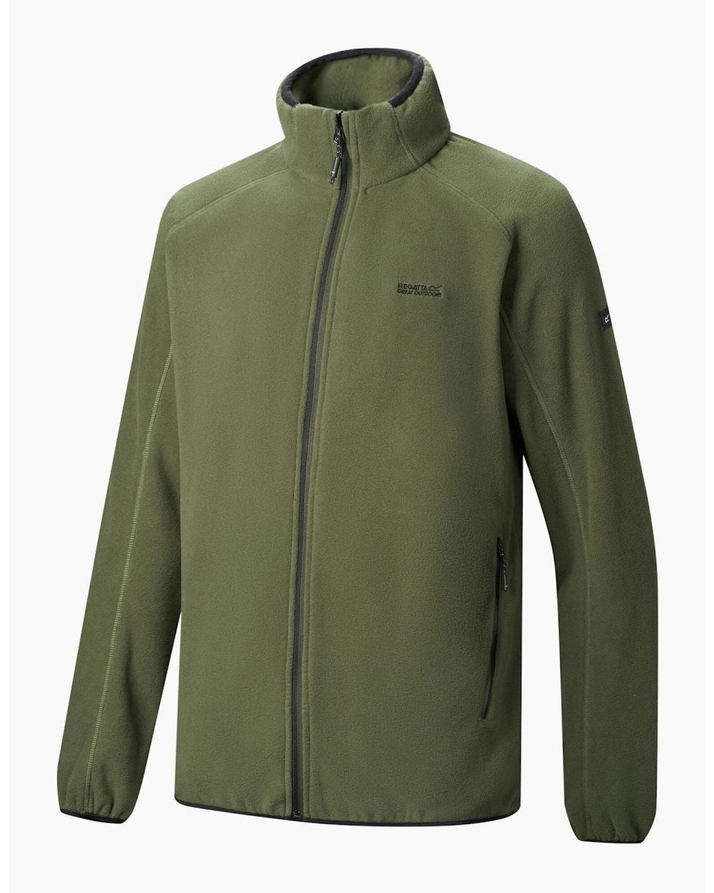 Regatta Green Hadfield Full Zip Fleece Jacket for men