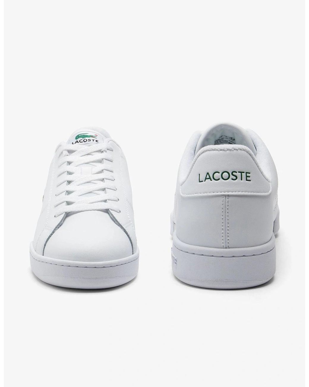 Lacoste White Carnaby Cup Sneakers for men