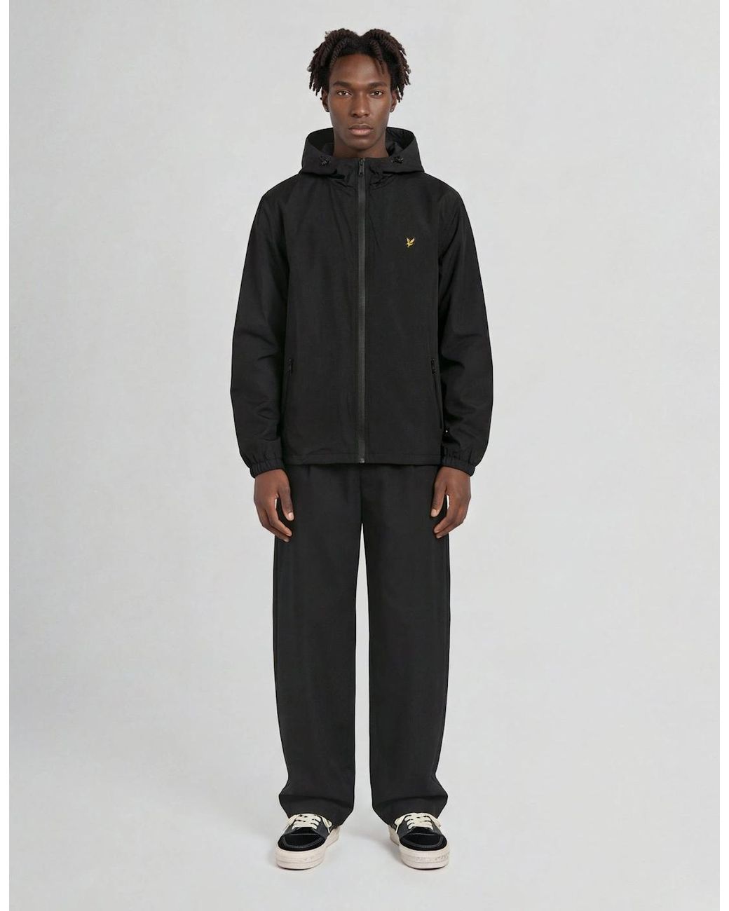 Lyle & Scott Black Active Technical Windbreaker Jacket for men