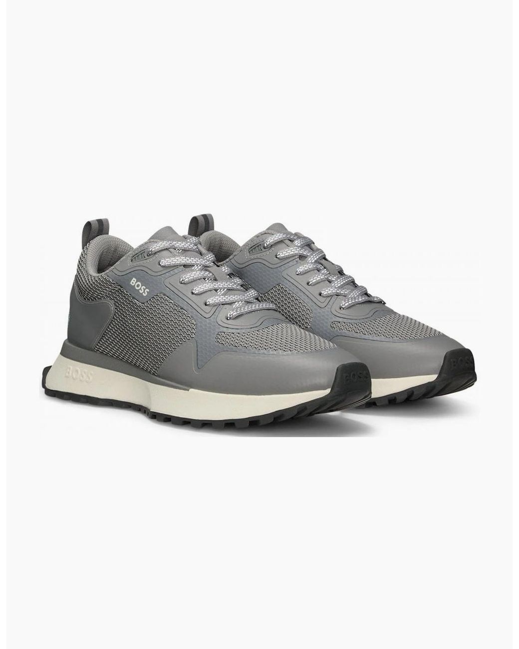 Boss Gray Jonah Runn Trainers for men