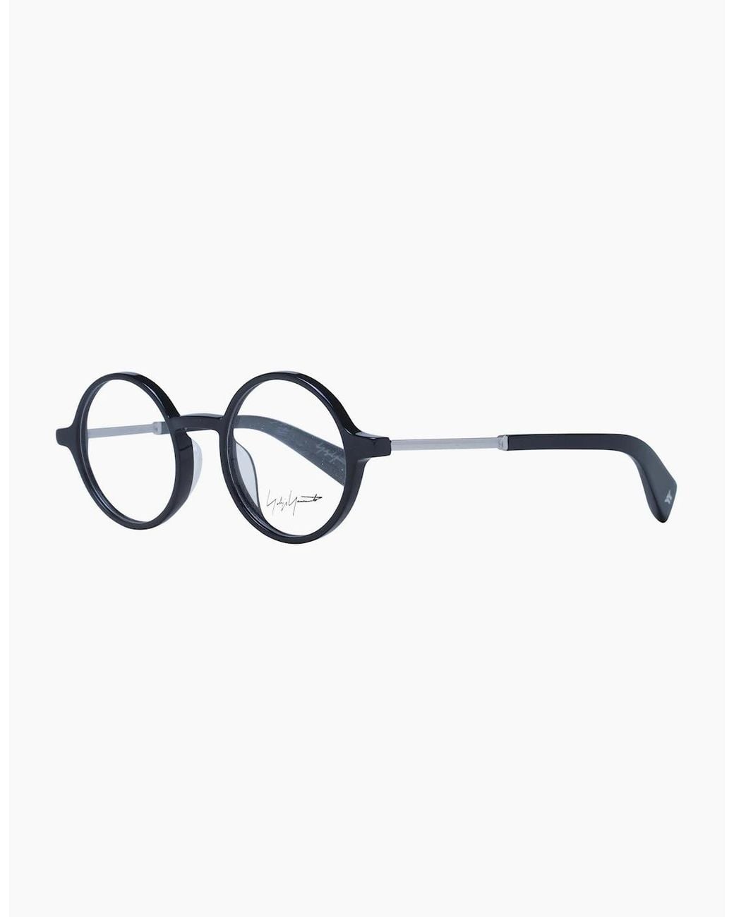 Yohji Yamamoto Black Optical Frame Yy1006 019 47 for men