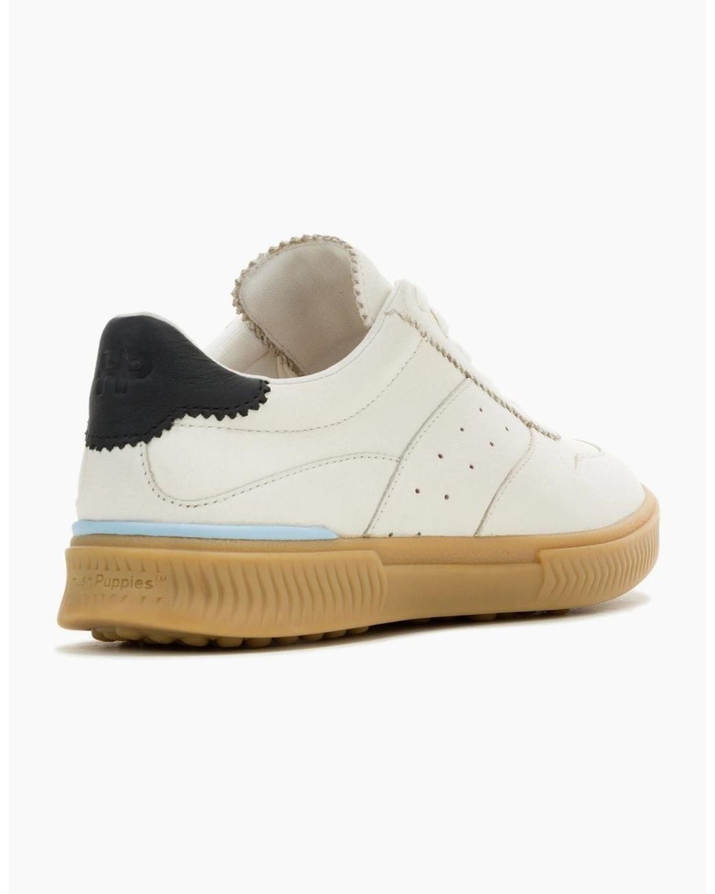 Hush Puppies White Mae Leather Trainers