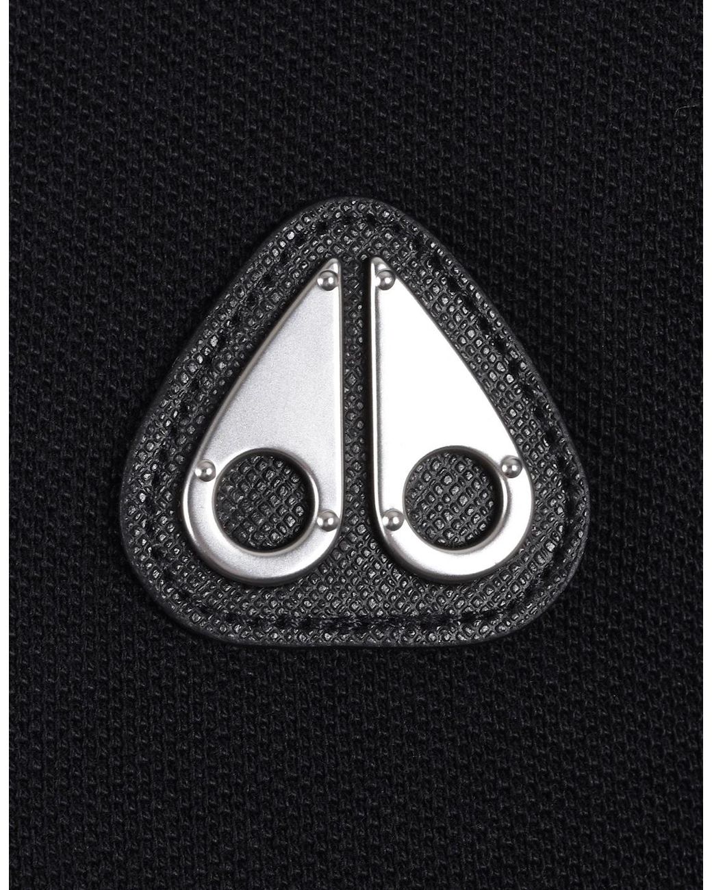 Moose Knuckles Black Everett Polo Shirt for men