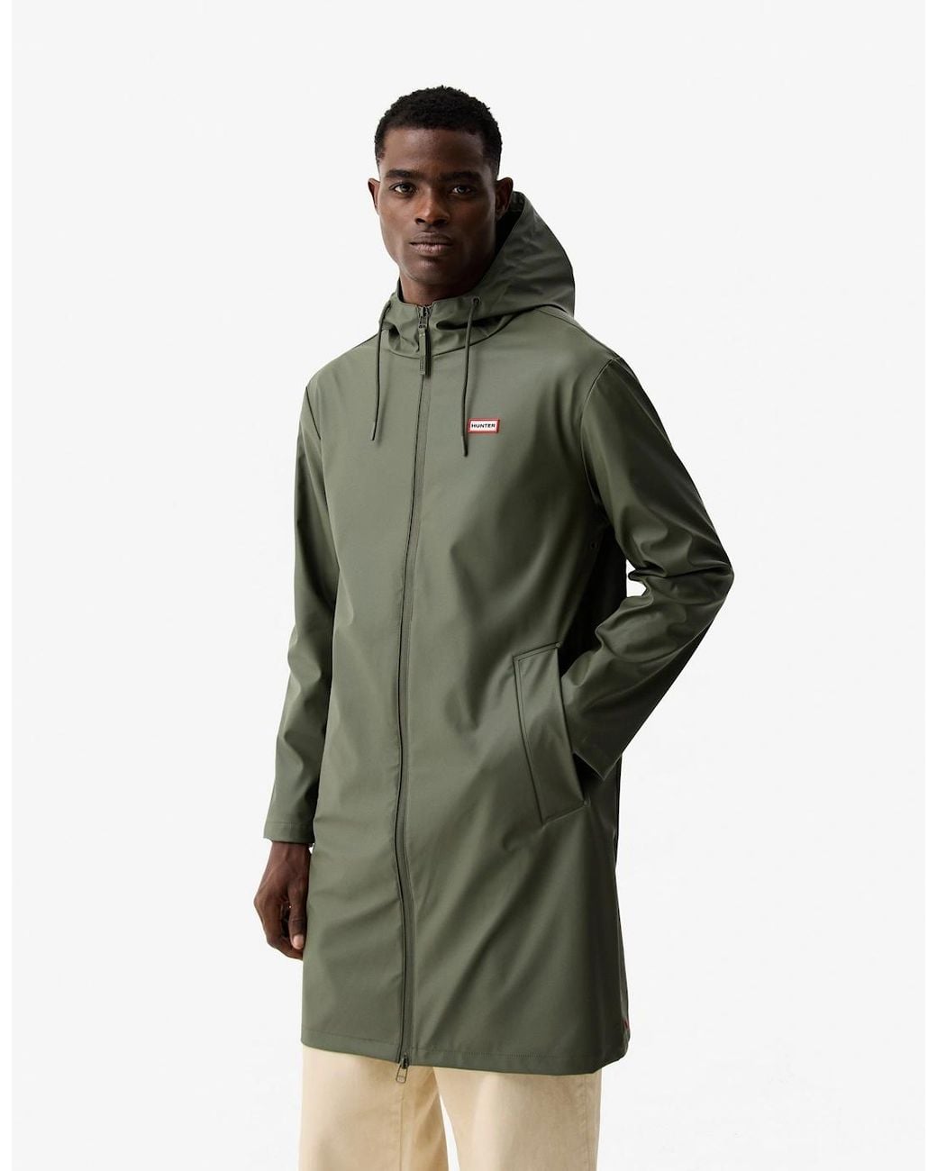 Hunter Green Andrea Rain Coat