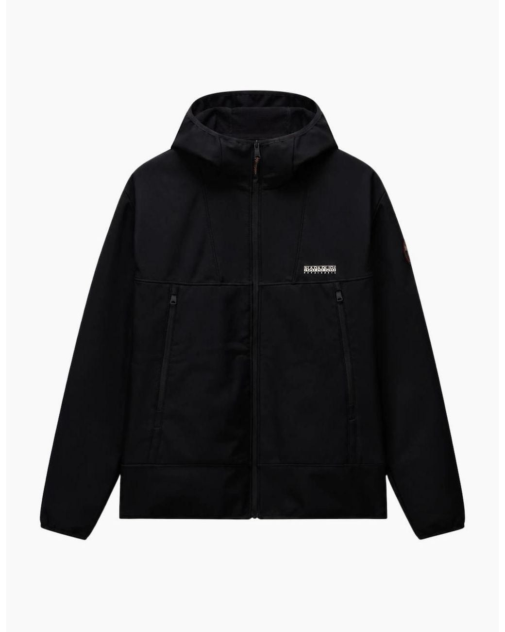 Napapijri Black Biois Soft Shell Jacket for men