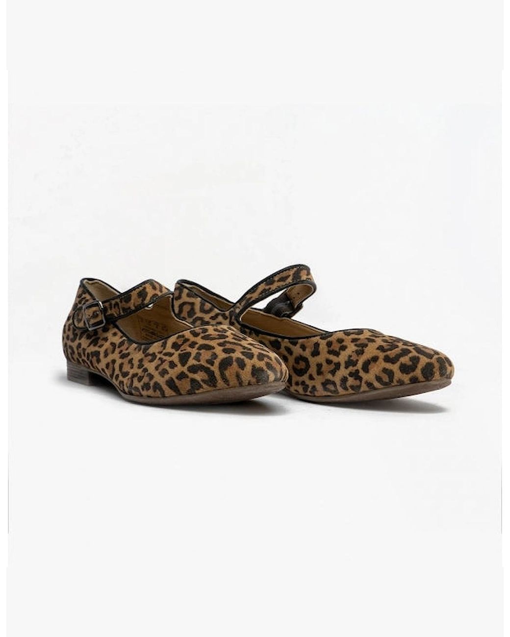 Hush Puppies Brown Melissa Strap Leather Mary Jane Shoes