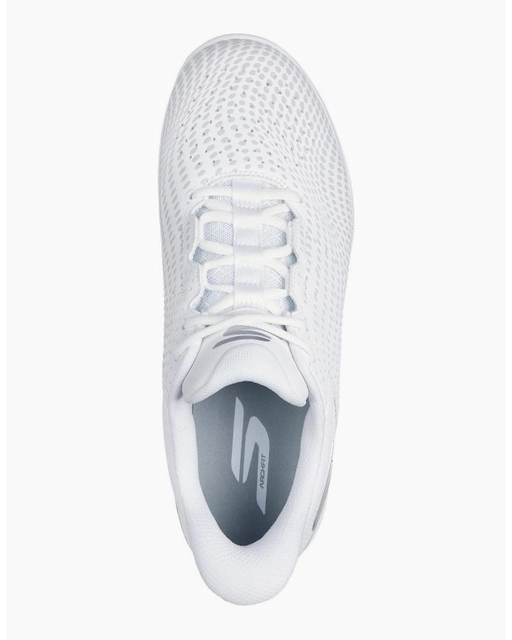 Skechers White Slip-Ins Relaxed Fit Viper Court Reload