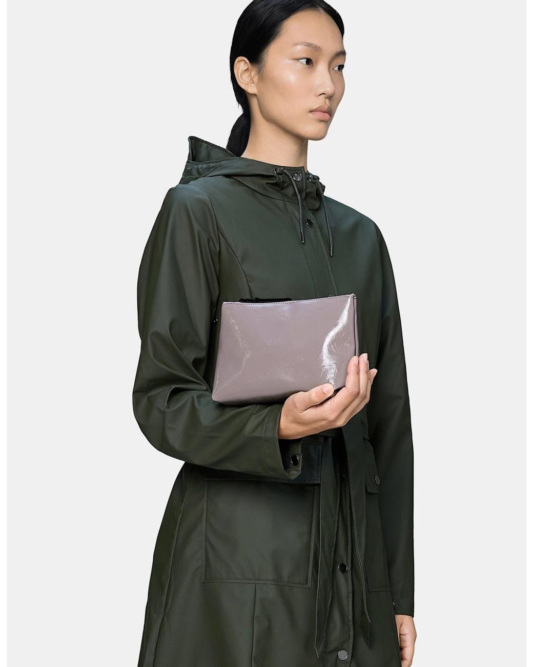 Rains Gray Cosmetic Bag