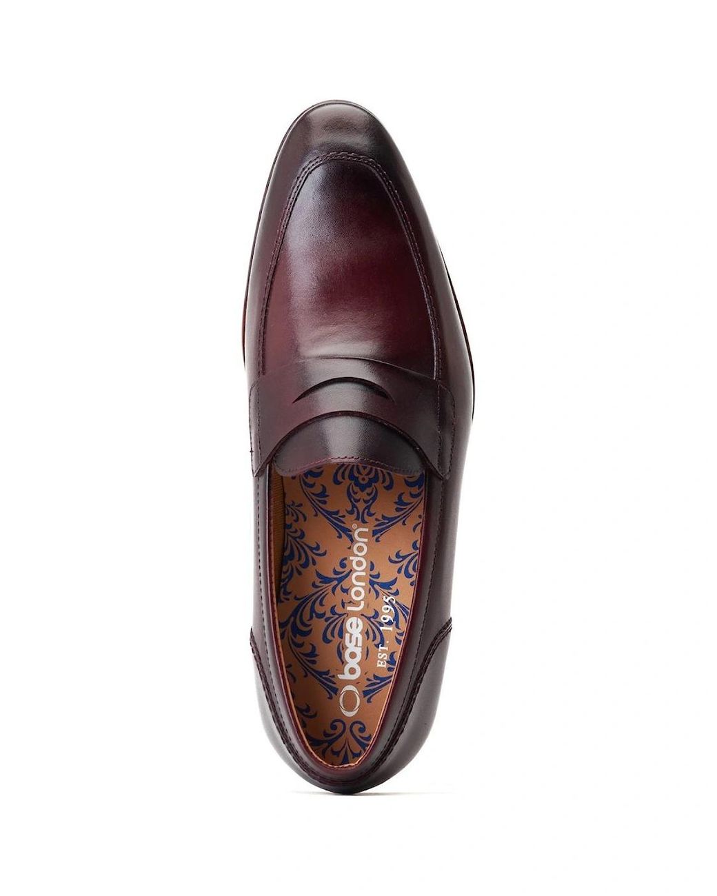Base London Brown Bruno Penny Loafer for men