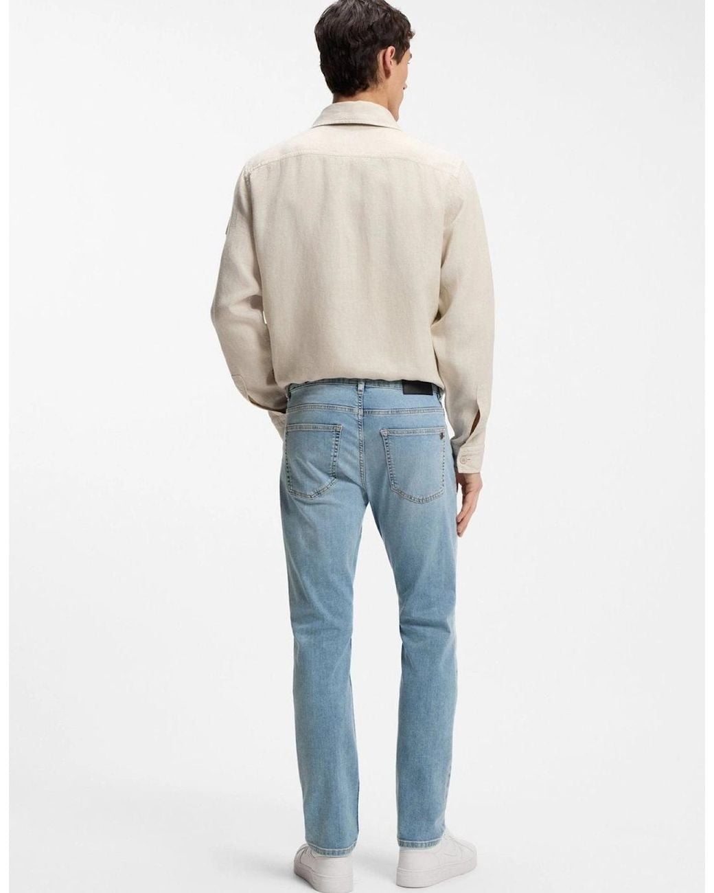 Boss Blue Boss Delaware Soft Motion Slim Fit Jeans Light
