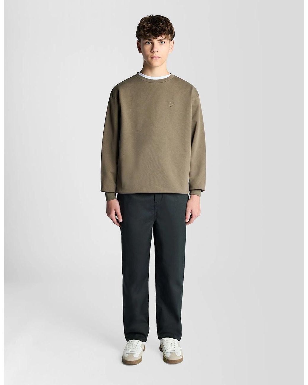 Lyle & Scott Natural Heavyweight Cotton Sweatshirt for men