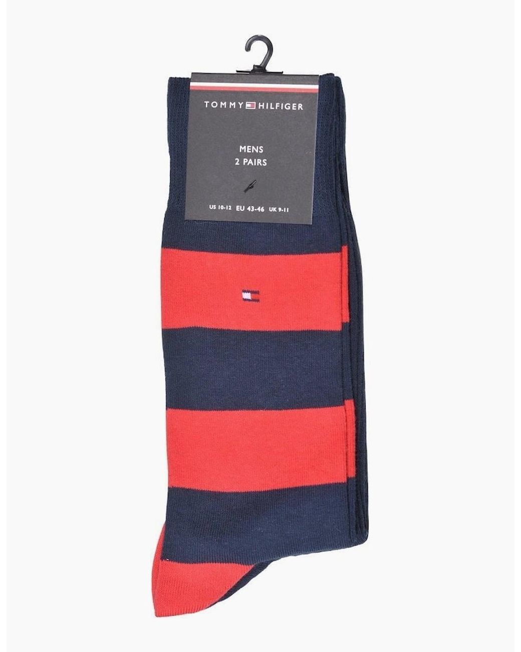 Tommy Hilfiger Blue 2-Pack Rugby Stripe Socks for men