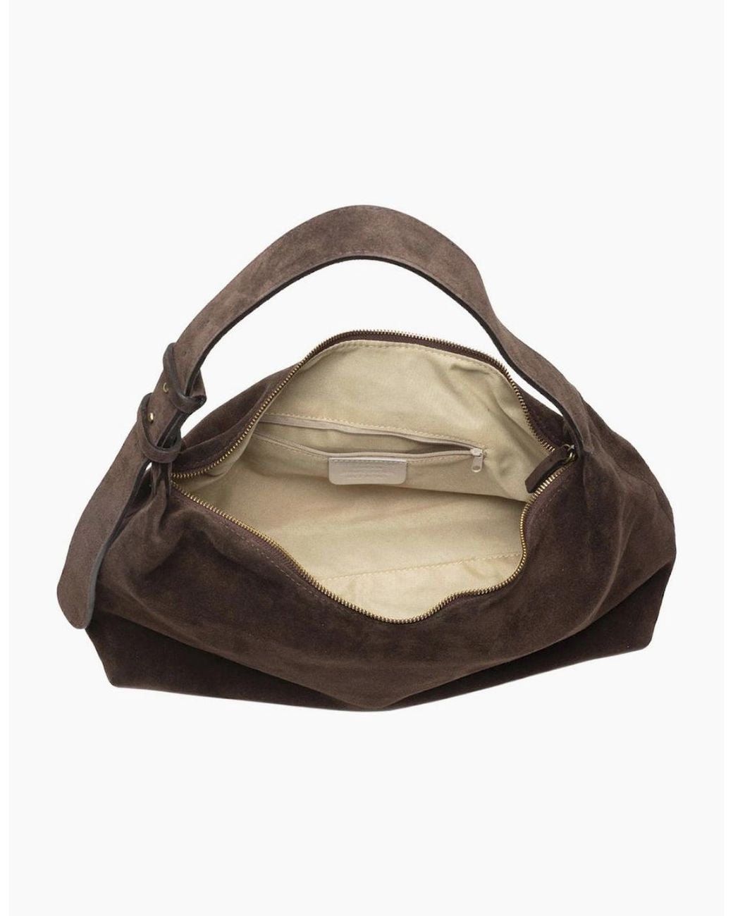 Elie Beaumont Brown Slouch Shoulder Bag