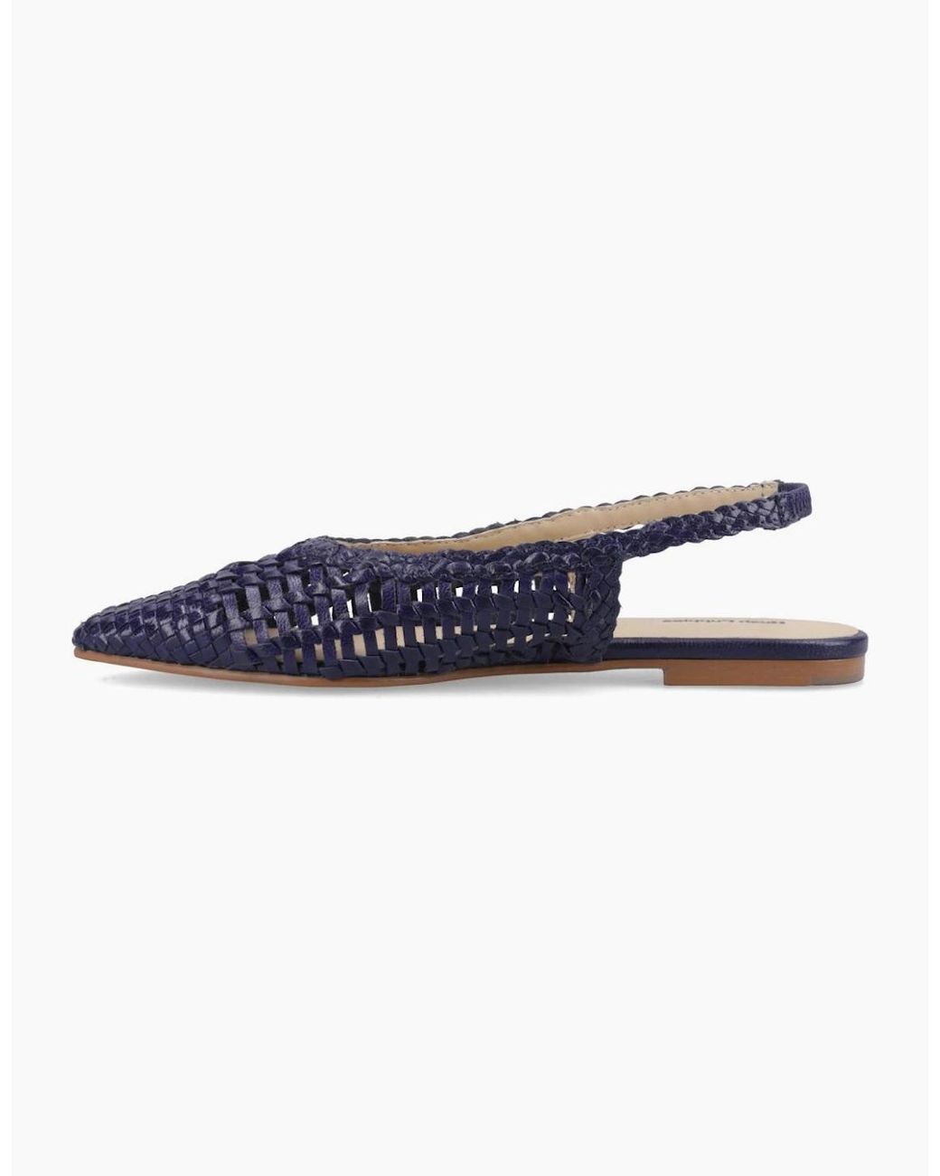Hush Puppies Blue Dalia Slingback Ballerina Shoes