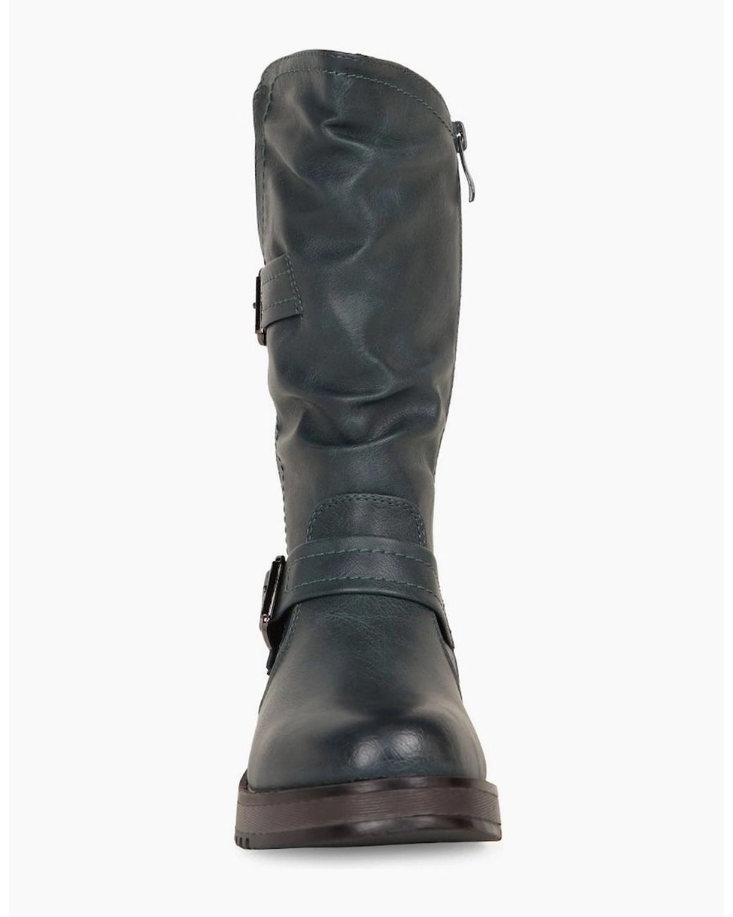 Heavenly Feet Black Hannah Calf Length Boots