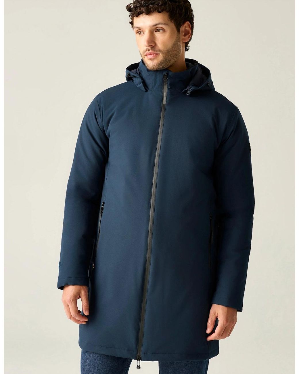 Regatta Blue Merzen Insulated Waterproof Jacket for men