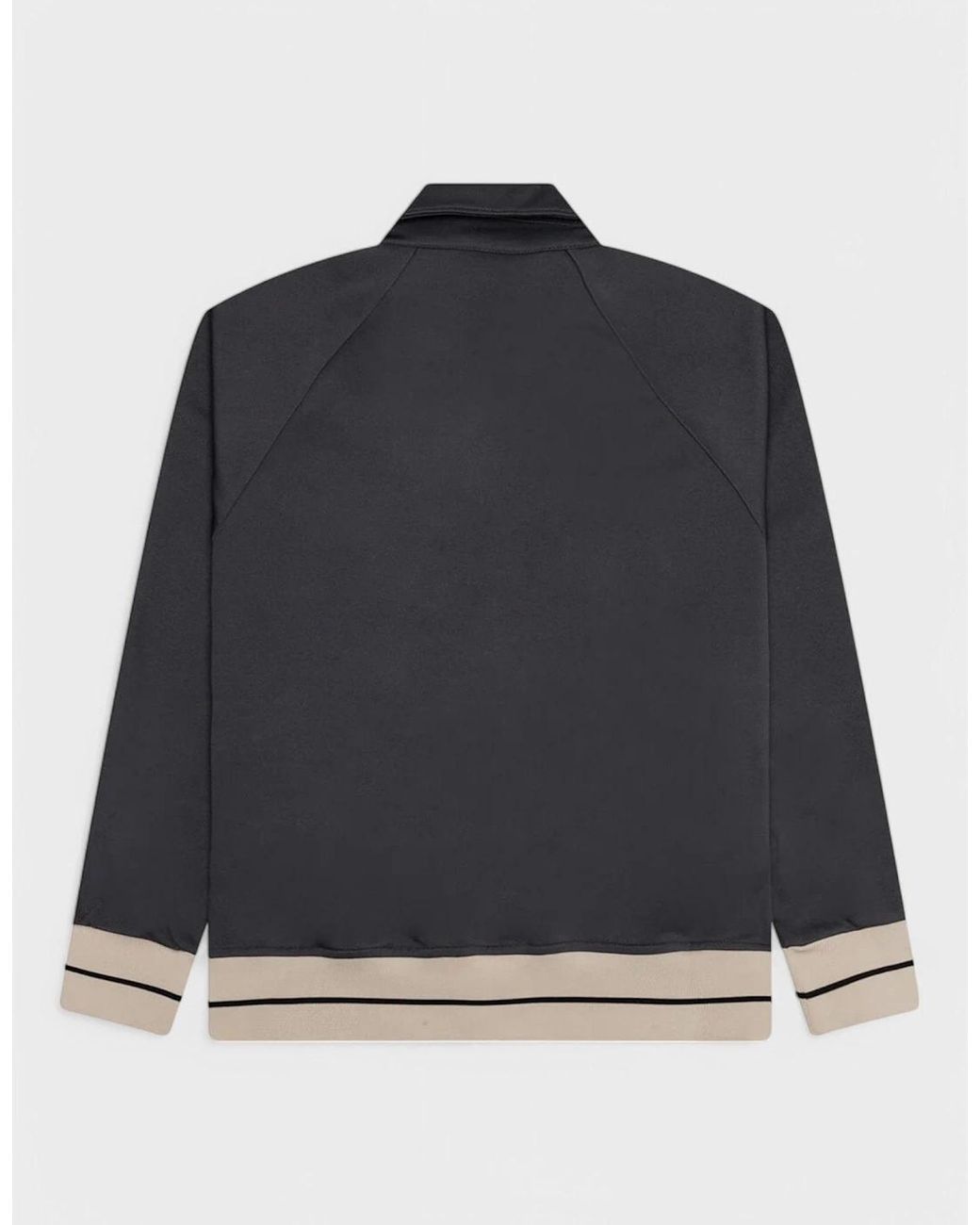 Palm Angels Black Mini Tape Track Jacket Dark for men