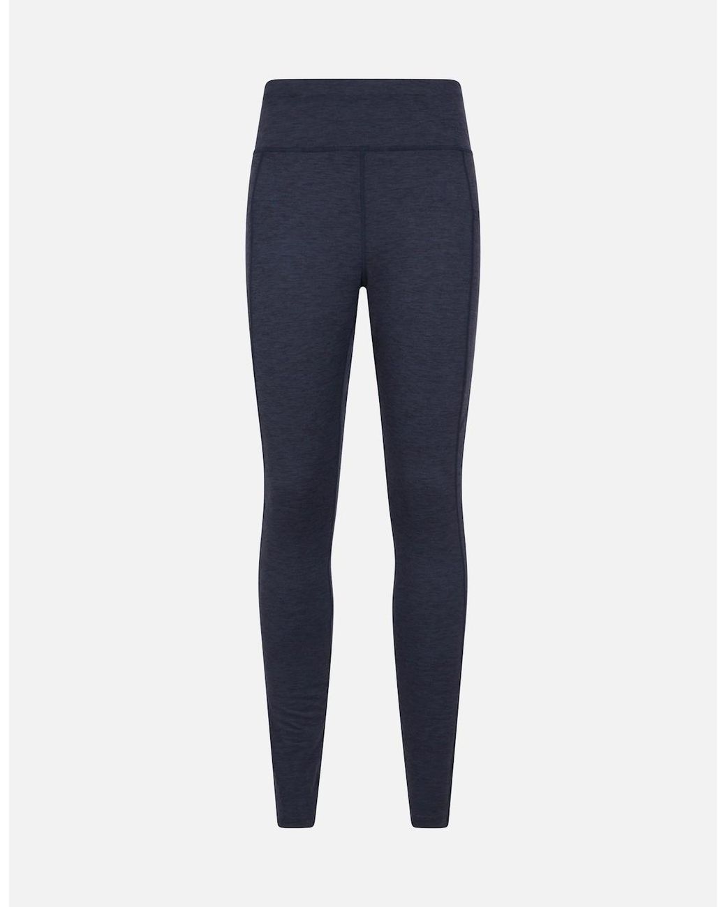 Mountain Warehouse Blue Ladies Contin Trekking Thermal Leggings