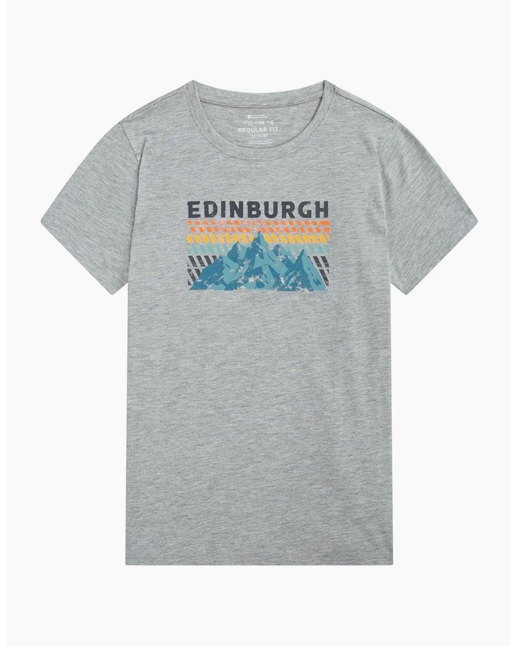 Mountain Warehouse Gray Inverness Relaxed Fit T-Shirt