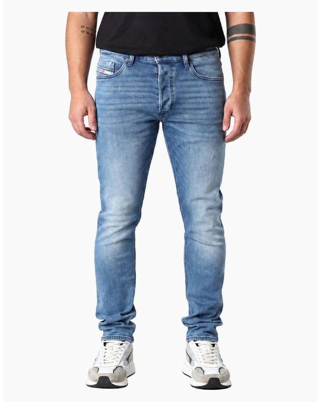 DIESEL Blue Tepphar-X Light Denim Jeans for men