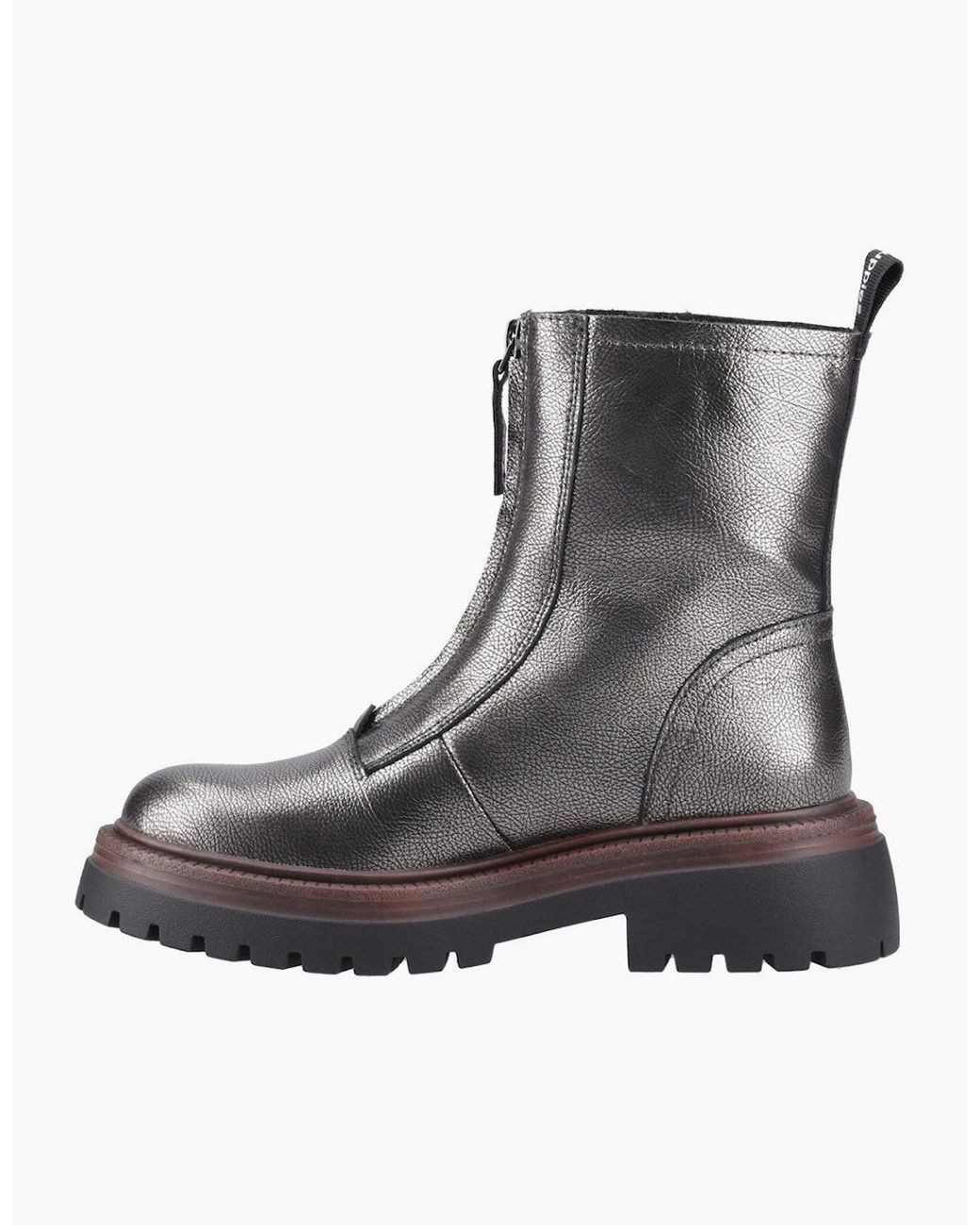 Hush Puppies Metallic Roxanna Zip Boot Ankle Boots