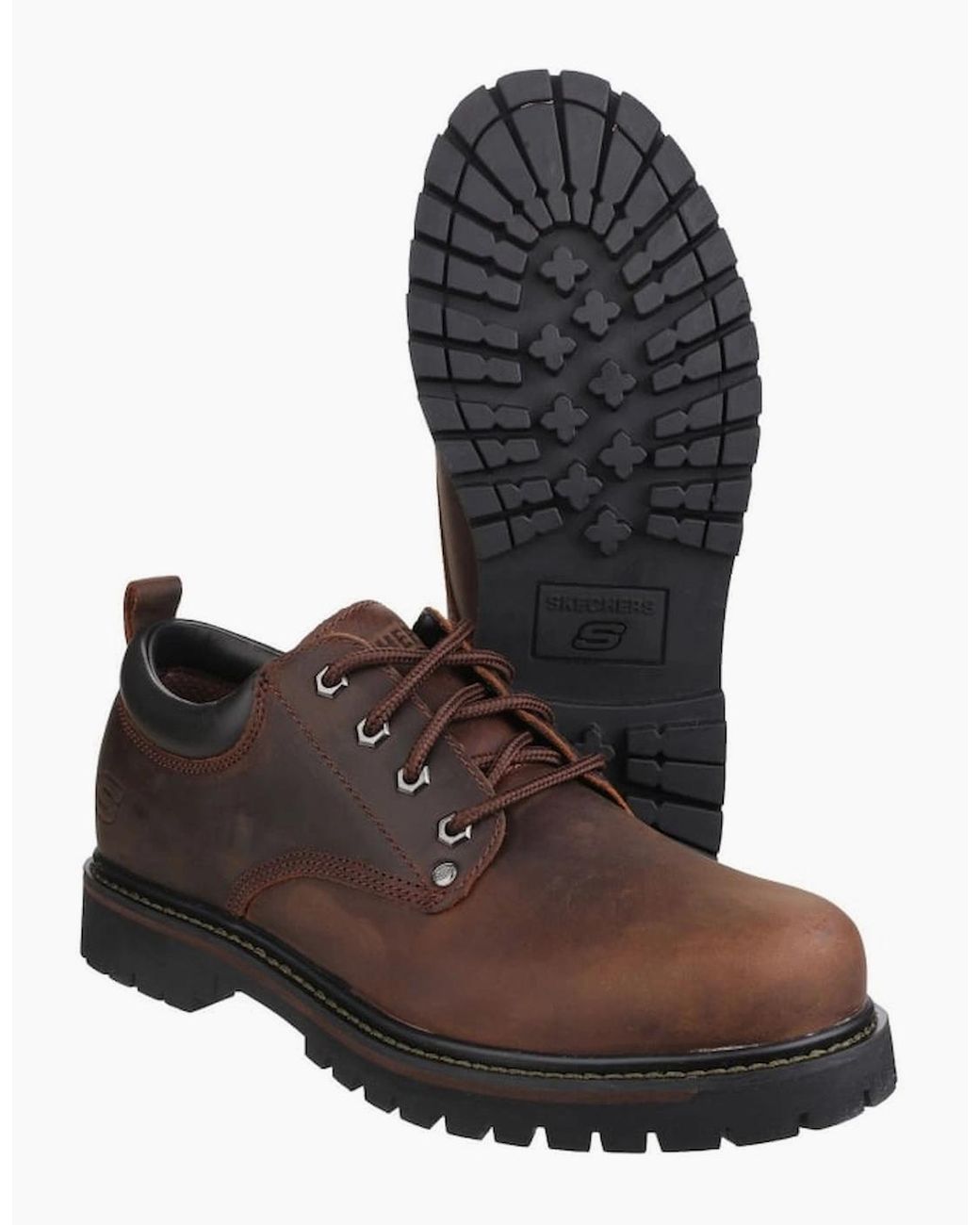 Skechers Brown Tom Cats Lace Up Shoes for men