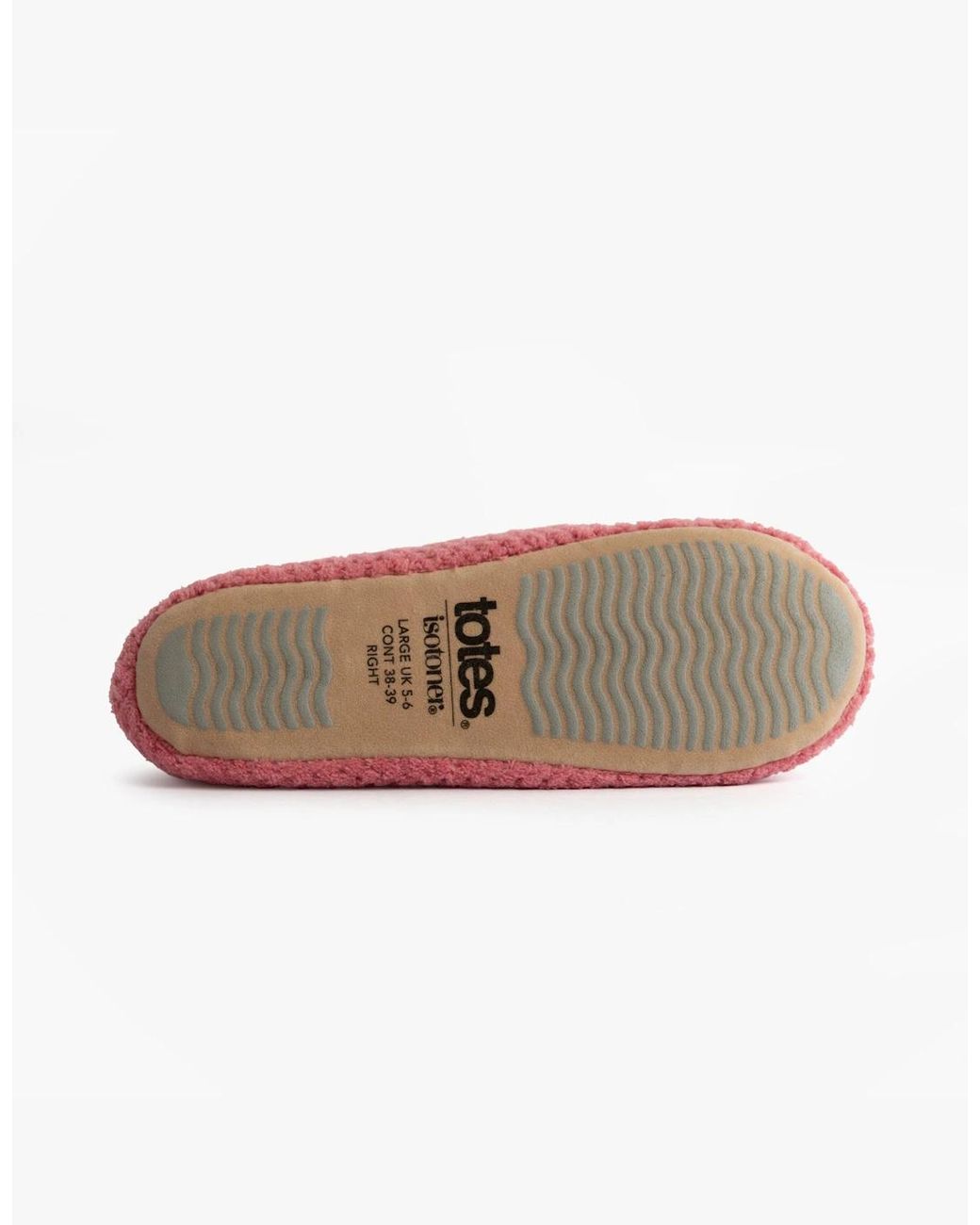 Totes Pink Popcorn Ballet Ballerina Slippers Bright
