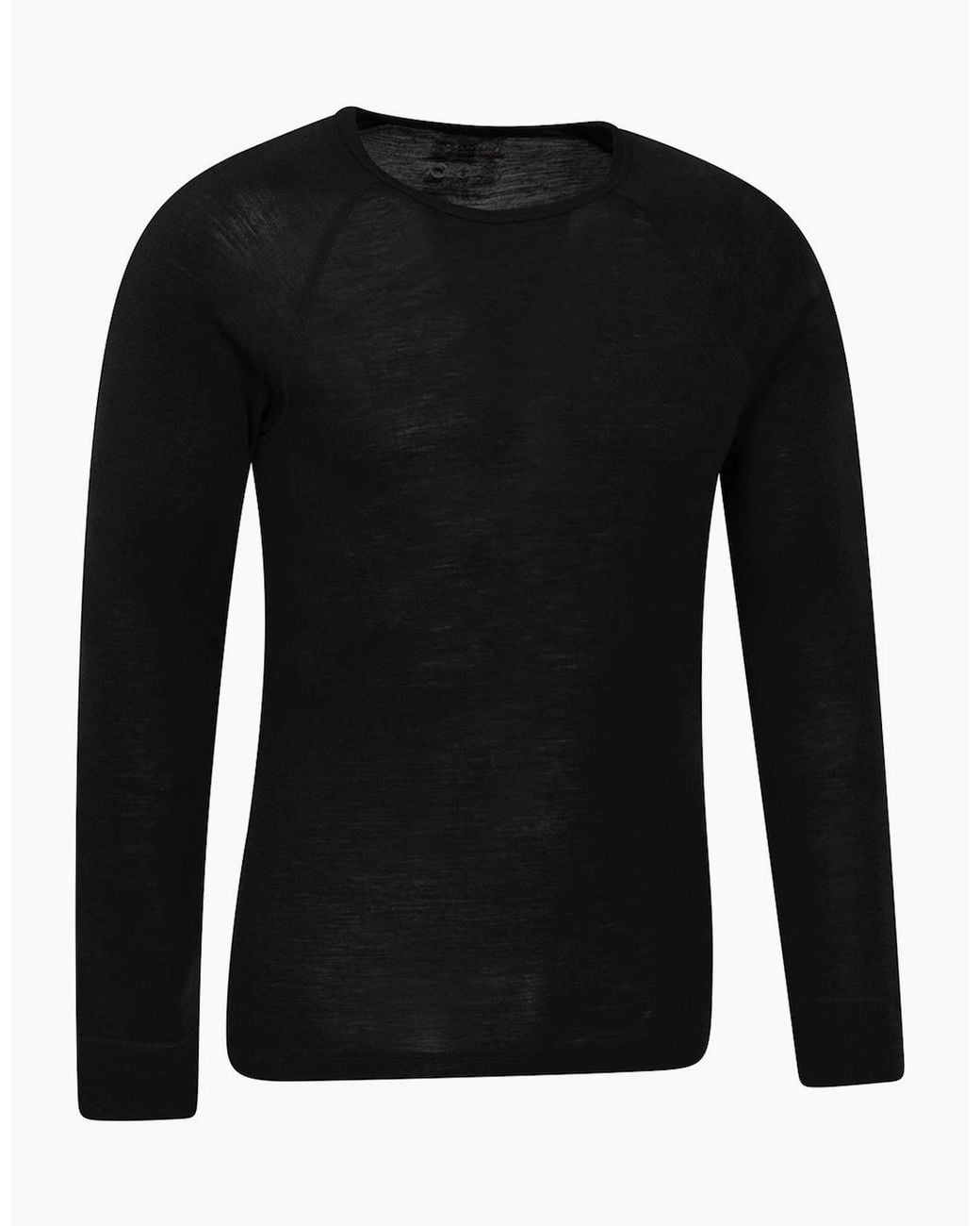 Mountain Warehouse Black Merino Wool Thermal Top for men