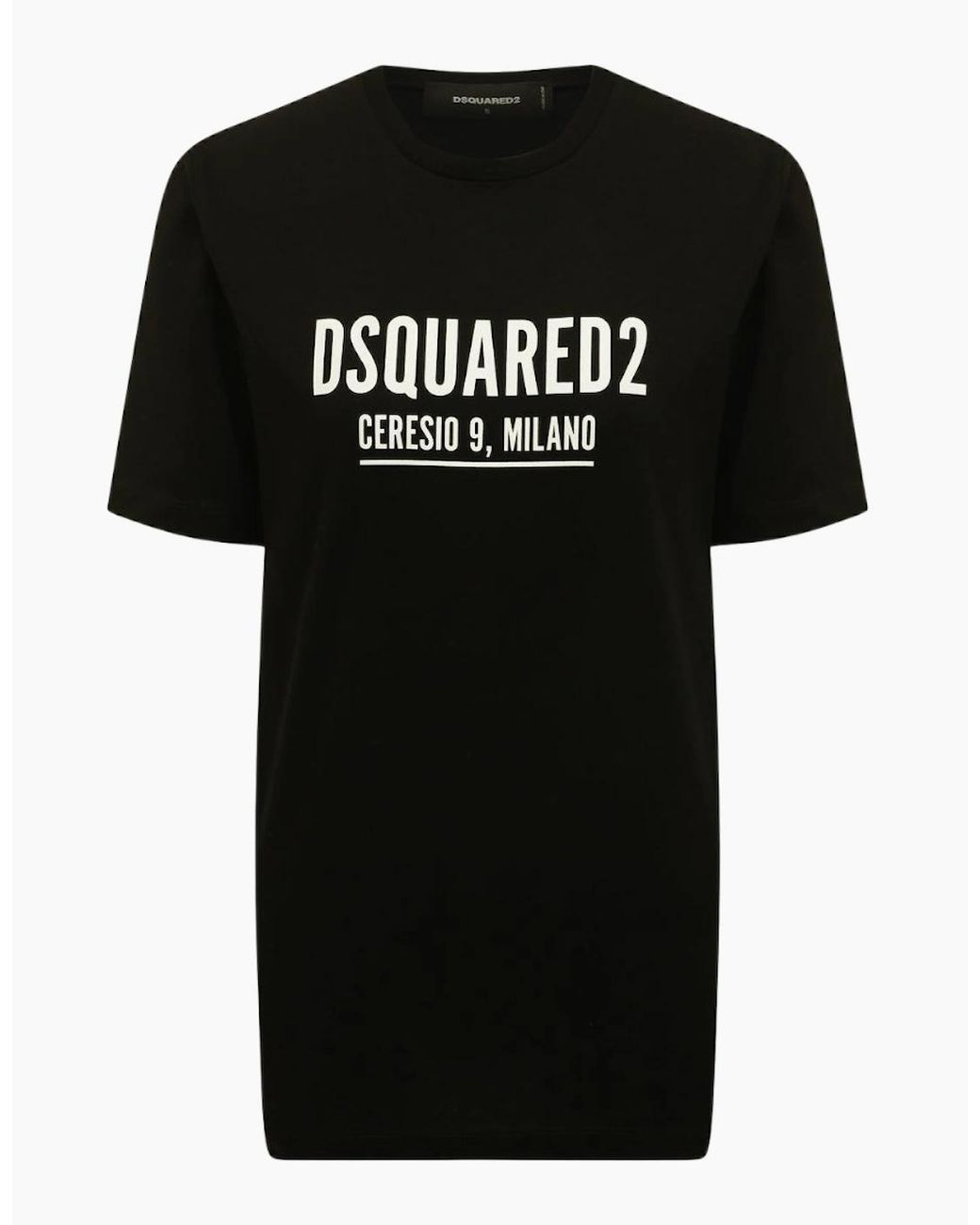 DSquared² Black Ceresio 9 Milano Logo T-Shirt