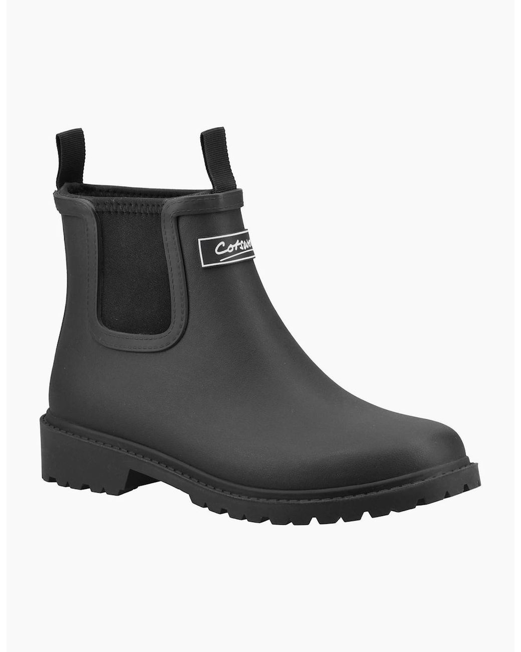 Cotswold Black Barton Wellington Boots