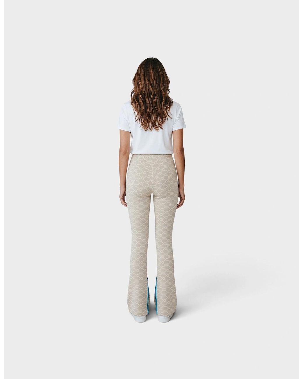 Off-White c/o Virgil Abloh Natural Monogram Split Leggings