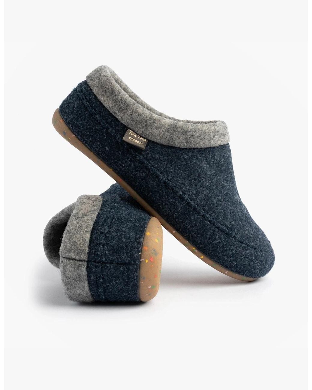 Toni Pons Blue Albons Wedge Mule Slippers