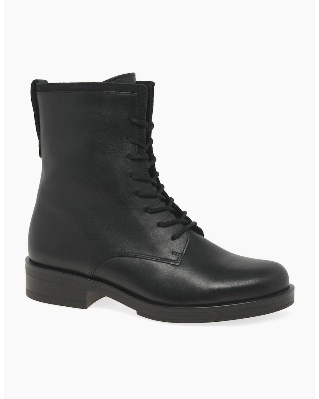 Gabor Black Hay Biker Boots