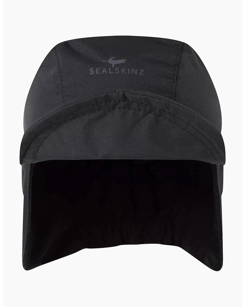 SealSkinz Black Kirstead Waterproof Extreme Cold Weather Hat for men