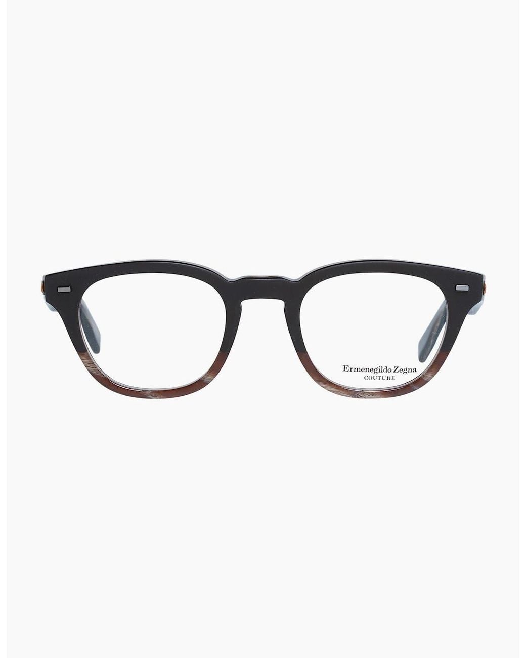 Zegna Brown Optical Frame Zc5011 48 050 for men