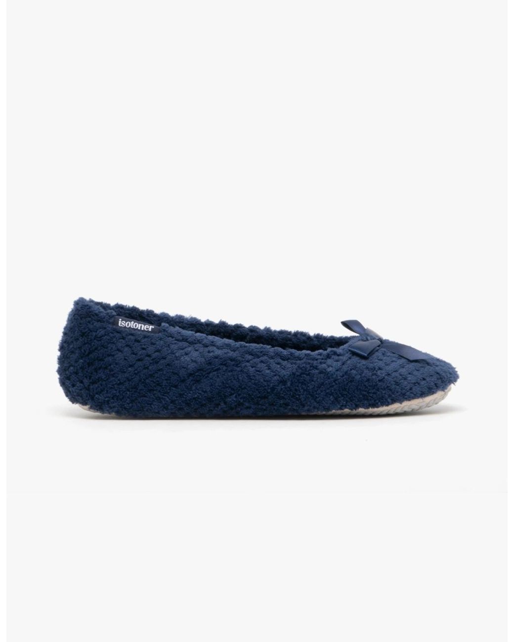 Totes Blue Isotoner Popcorn Ballet Ballerina Slippers