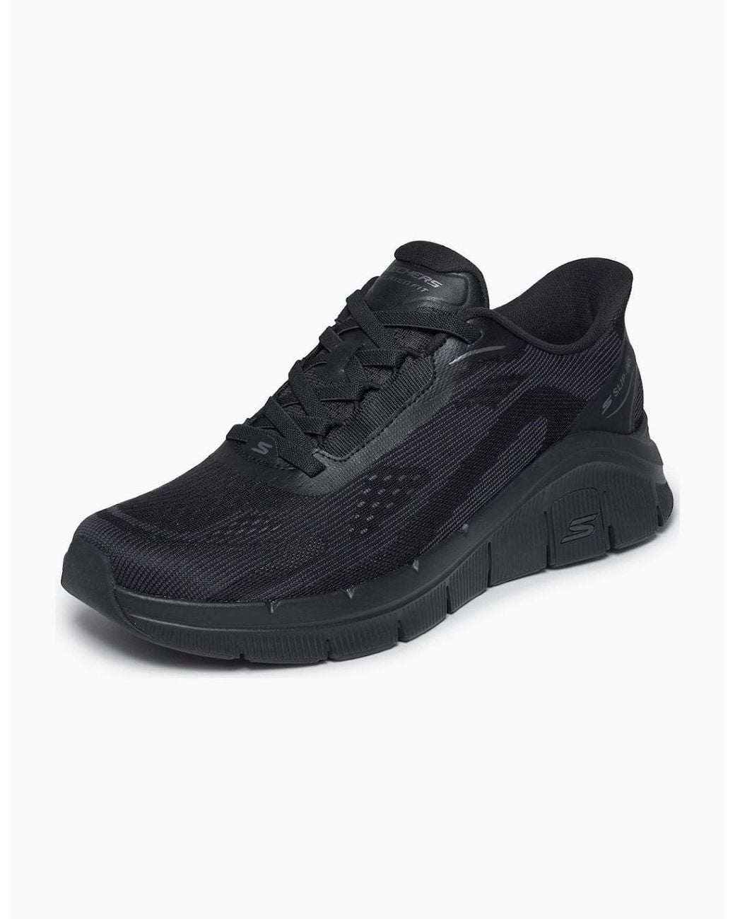 Skechers Black Relaxed Fit Flex Zayder Trainers for men
