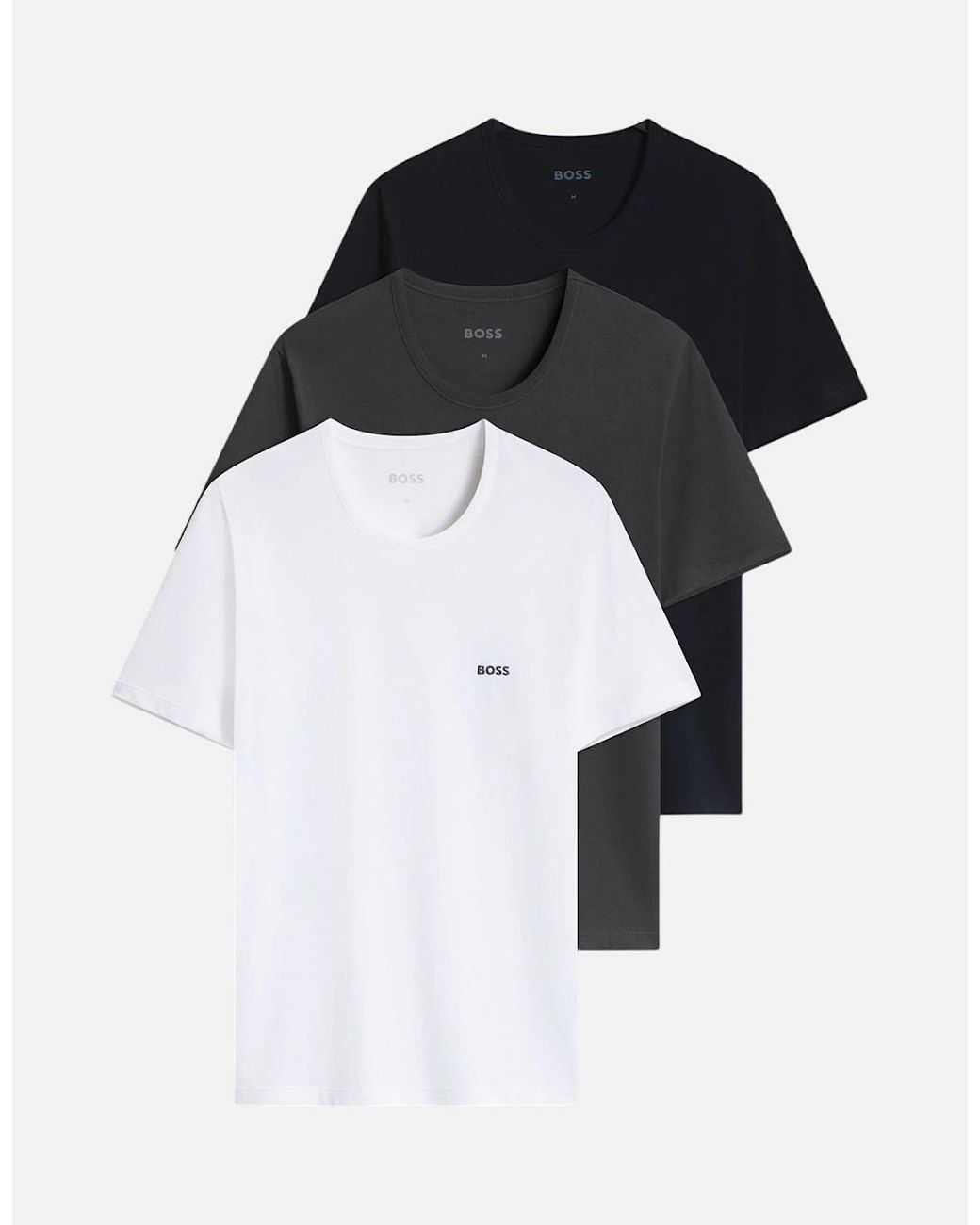 Boss Black Boss 3-Pack Cotton T-Shirts for men