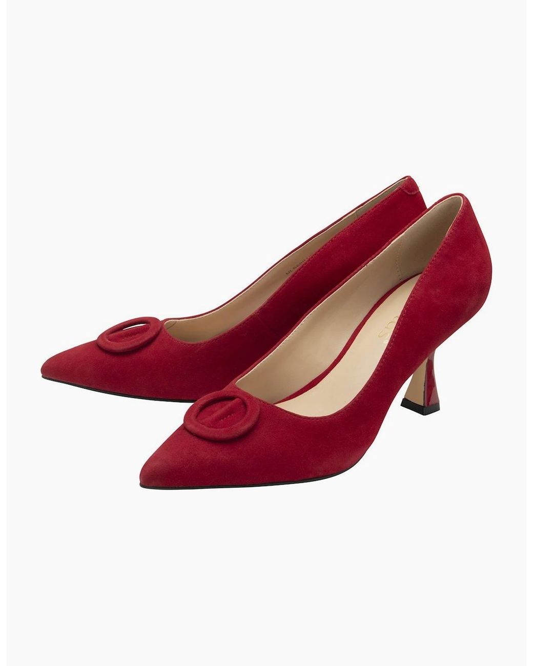 Lotus Red Henley Court Shoes
