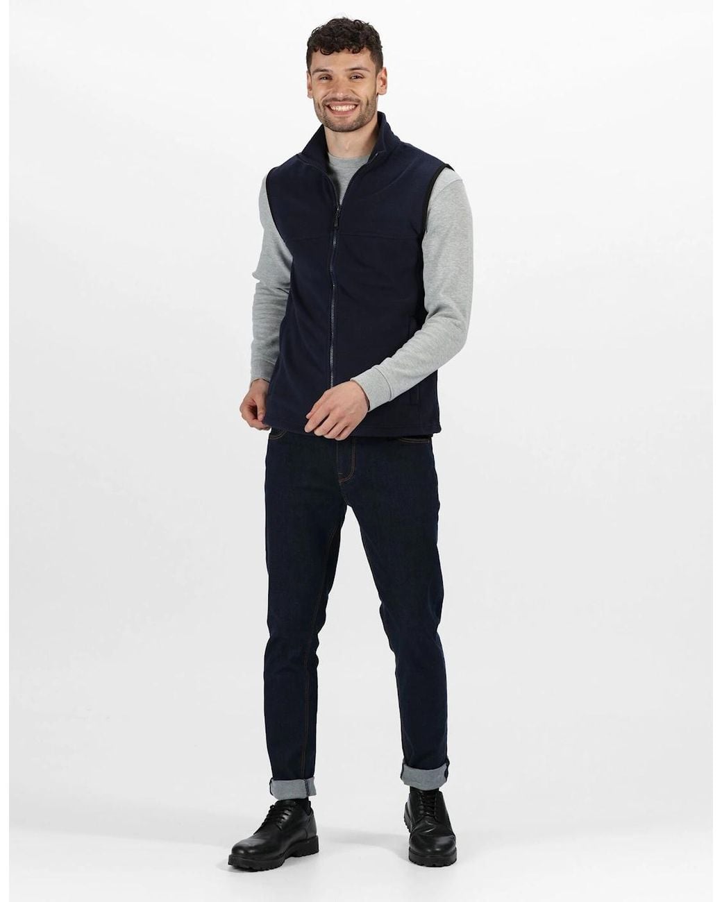 Regatta Blue Professional Adult Fleece Full Zip Body Warmer