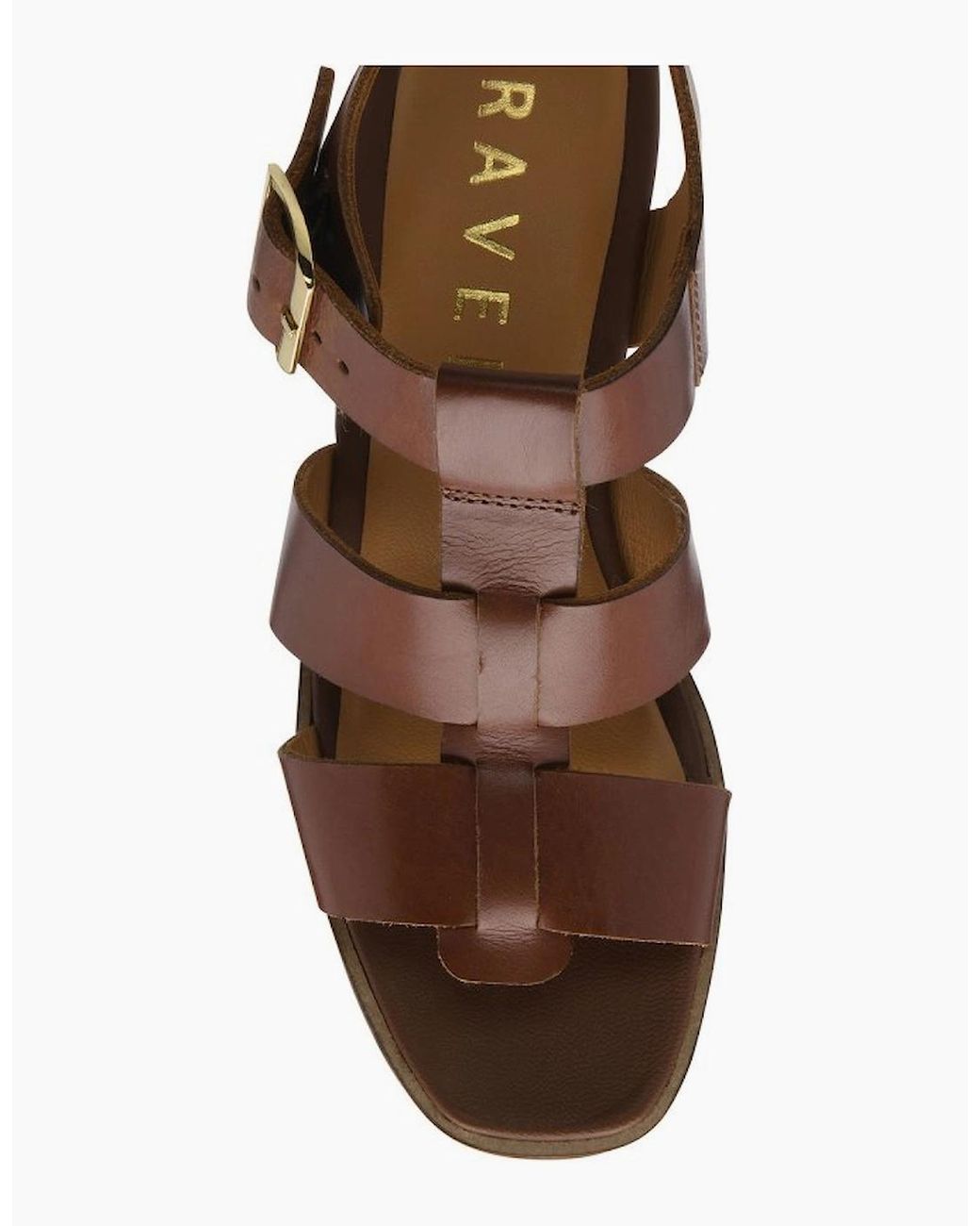 Ravel Brown Togston Heeled Sandals