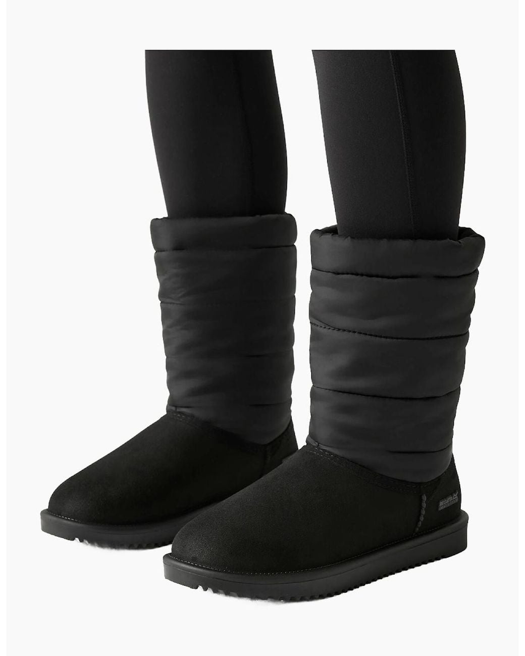 Regatta Black Risley Waterproof Padded Winter Boots