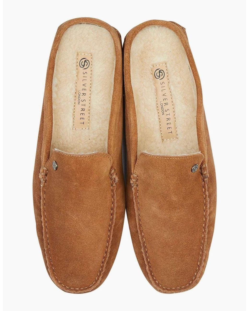 Silver Street London Brown Walbrook Loafers Tan for men