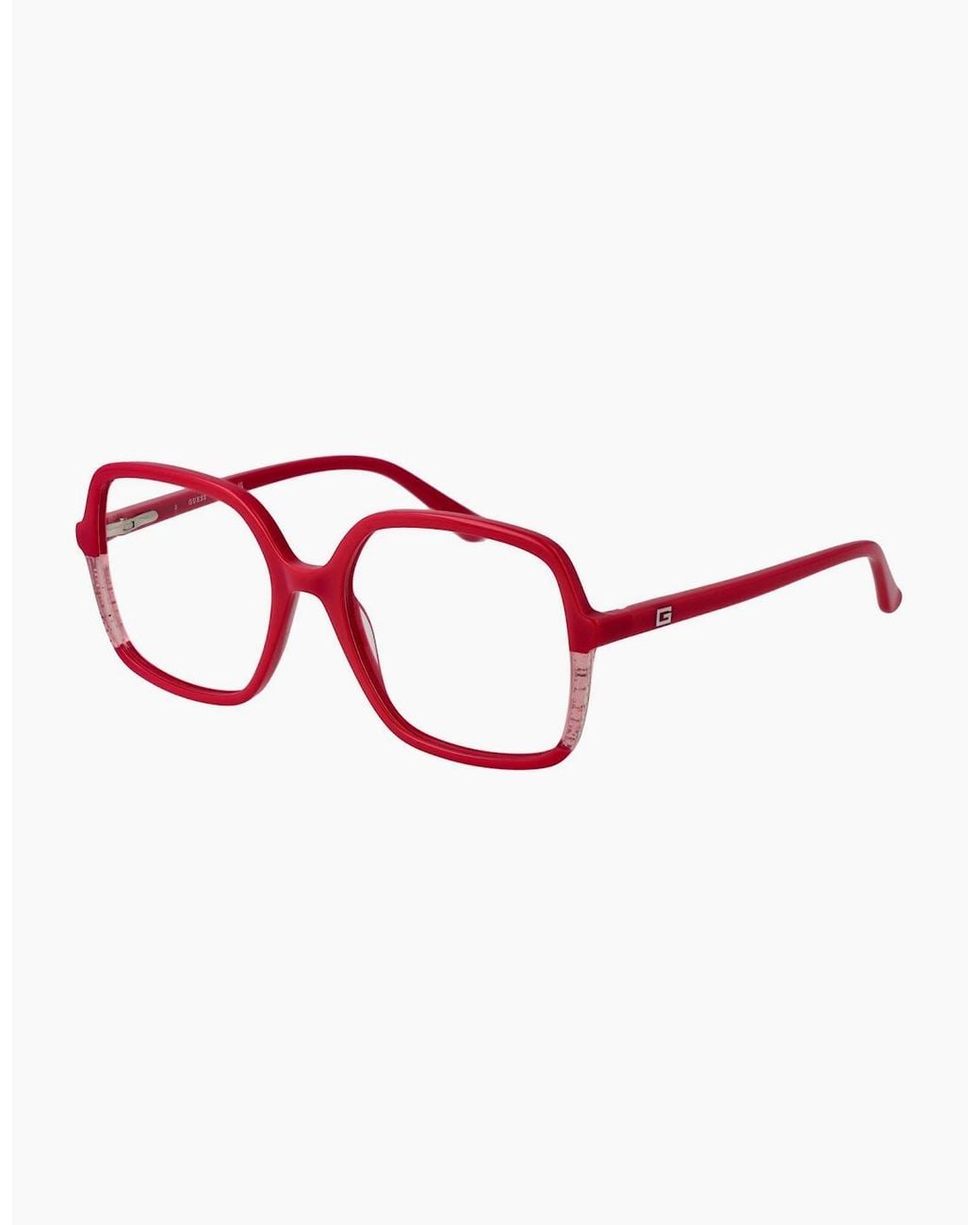 Guess Red Optical Frame Gu2950 075 53